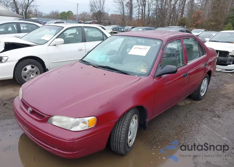 2000 Toyota Corolla Ve from USA, damaged, VIN 2T1BR12E9YC379059
